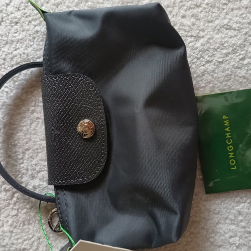 Longchamp Le Pliage pouch mini bag, graphite