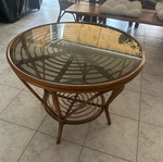 Bamboo table used