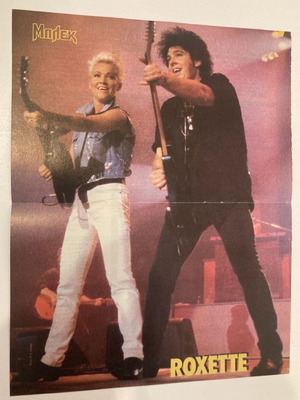 Roxette ένθετο αφίσα από περιοδικό Μπλεκ