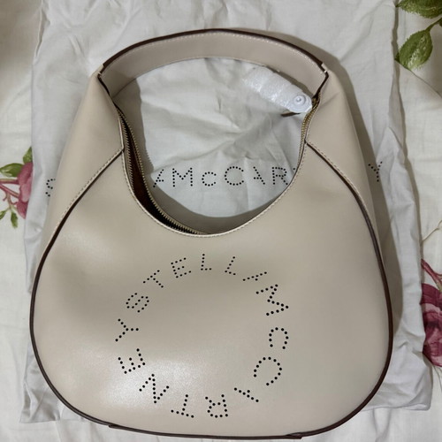 Stella McCartney shoulder bag like new, beige with scratch