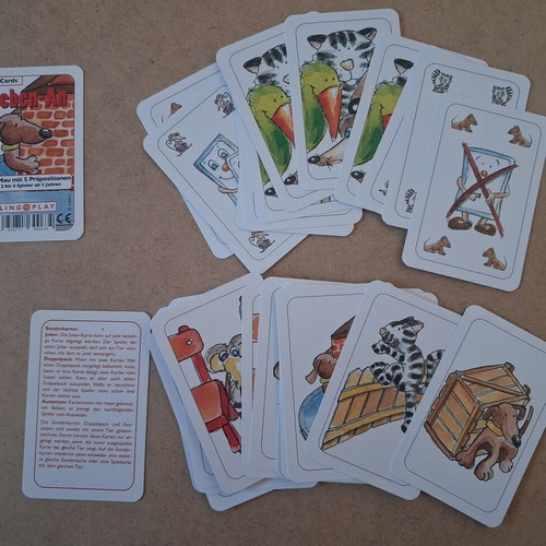 Lingo Cards German Learning Card Game Neben - An, new