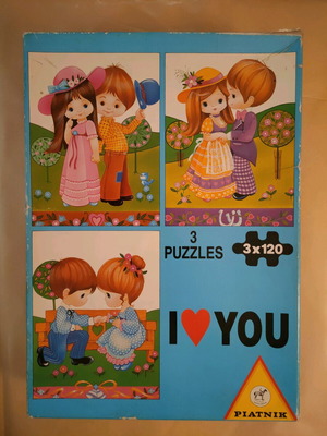 Piatnik vintage puzzle 3×120 μεταχειρισμένο