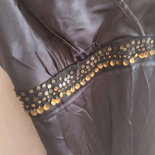 Grama satin dress like new, black, size L