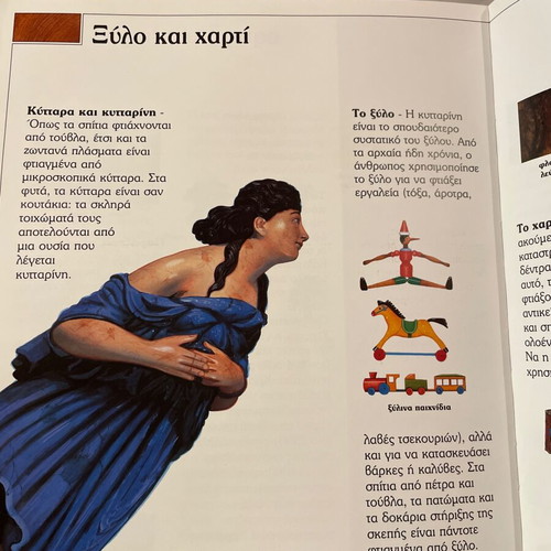 Children's knowledge book used