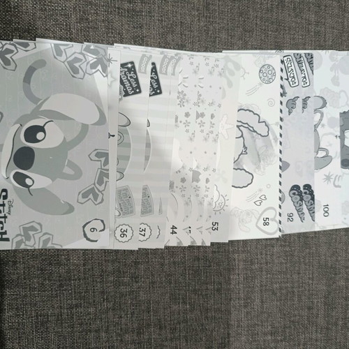 Stitch AMAZING WORLDS photocard collection like new