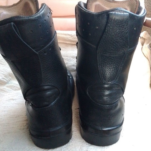Leather boots used, size 41, black