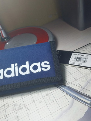 Adidas wallet, blue, new with tags