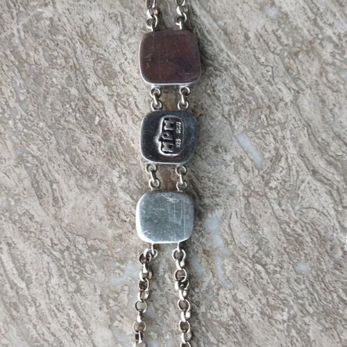 Silver 925 Mom Bracelet new, 18.7g, 19cm