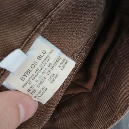 Byblos blu large pants used, brown