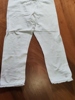 Κολάν 3/4 Benetton λευκό 10/11 ετών σαν καινούργιο