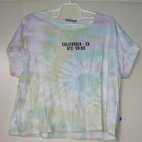 Bershka Washed Out T-Shirt like new, 100% cotton, colorful