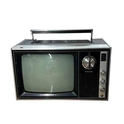 National transistor TV used, portable