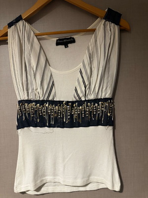 Tassos Mitropoulos white blouse like new