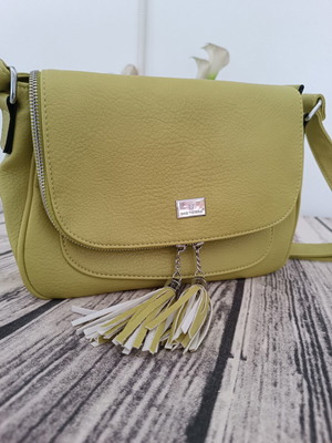 Τσάντα ώμου Bag to Bag καινούργια με ταμπελάκι, λαχανί
