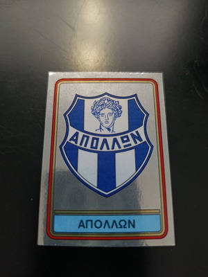 Panini football 82 sticker Apollon Athens badge