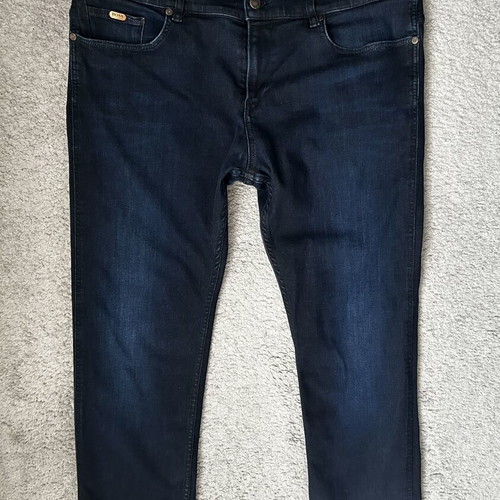 Boss Green by Hugo Boss Indigo Faded Effect Stretch Denim Slim Fit Jeans used, size 36
