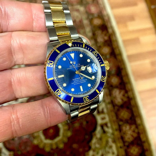 Rolex Submariner 3135 used with box and papers, like new condition