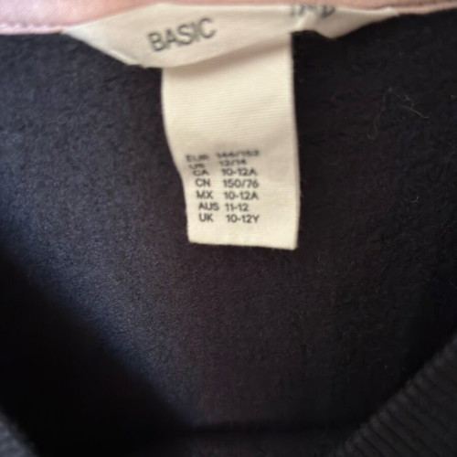 H&M Basic sweatshirt like new, size 12, blue