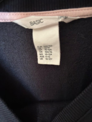 H&M Basic sweatshirt like new, size 12, blue