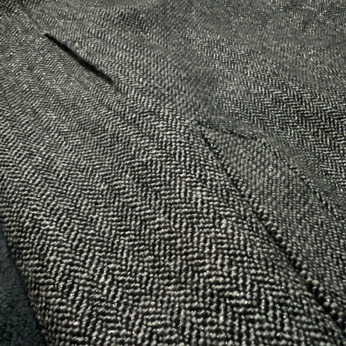 Ysatis salopette S gray black with silver thread shine like new