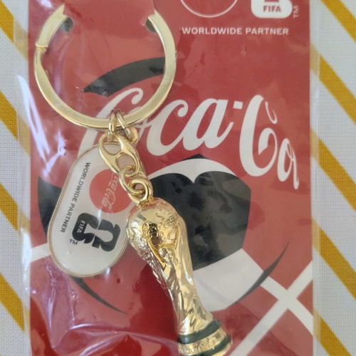 FIFA 2026 World Cup Keychain new from Coca Cola with winner's trophy
