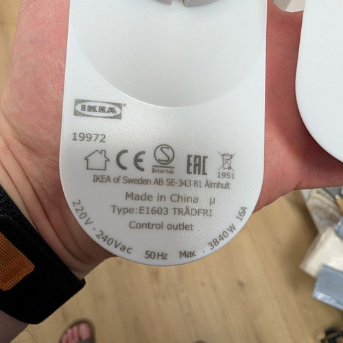 Ikea TRÅDFRI sockets like new, pack of 2