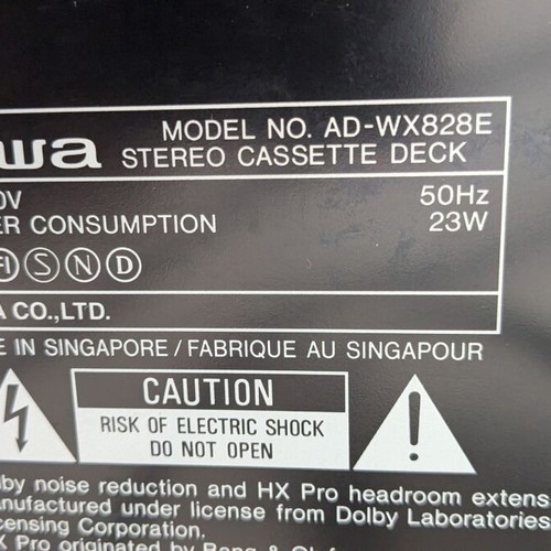 Hi-Fi Pioneer Kenwood Aiwa stereo system used, repair needed