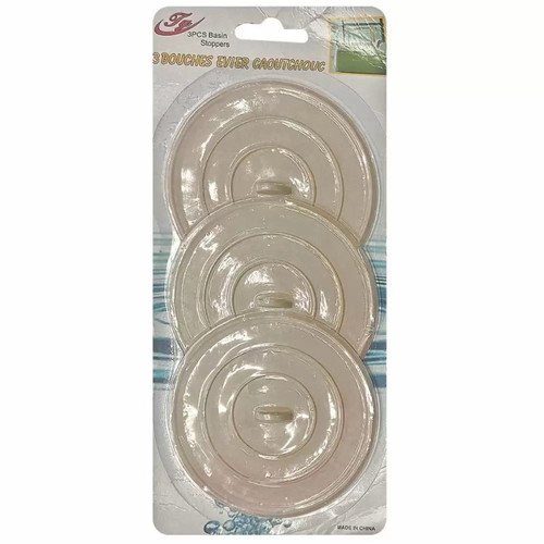 Basin stoppers 3 pcs 10.5cm new