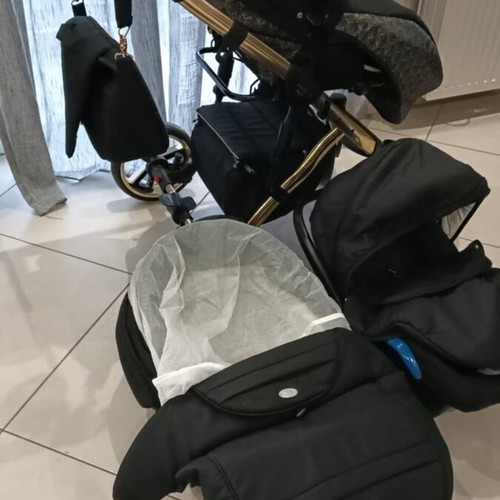 Baby Merc Faster 3 in 1 Limited Edition Black with Gold frame like new