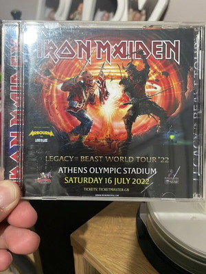 Iron Maiden Live OAKA 2022 2 CD-R Limited Edition metal