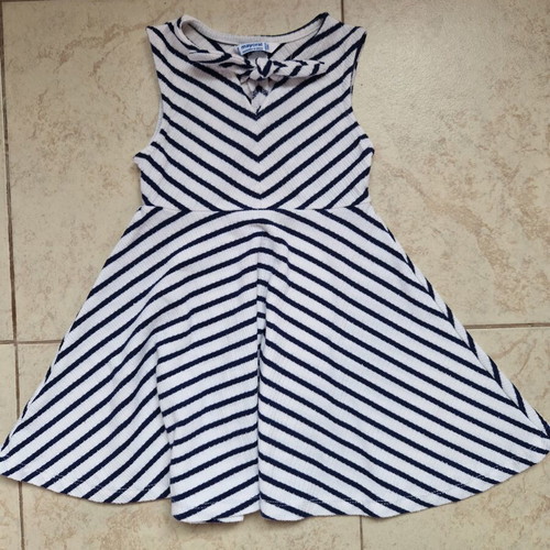 Mayoral summer dress 92cm like new, white and blue