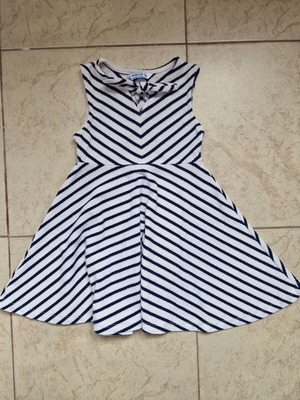 Mayoral summer dress 92cm like new, white and blue