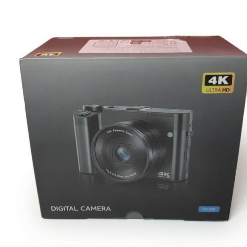 DC 218 4K Digital Camera with 32GB SD Card new