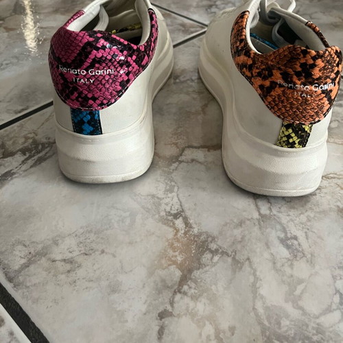 Renato Garini white women's sneakers like new, size 38