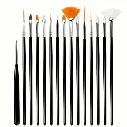 Set of 12 acrylic paints with 17 painting brushes and 2 mini palettes new