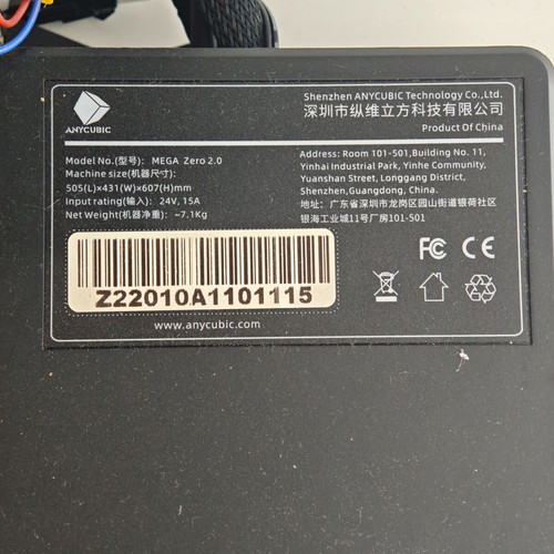Anycubic Mega Zero 2.0 3D Printer like new with heated bed