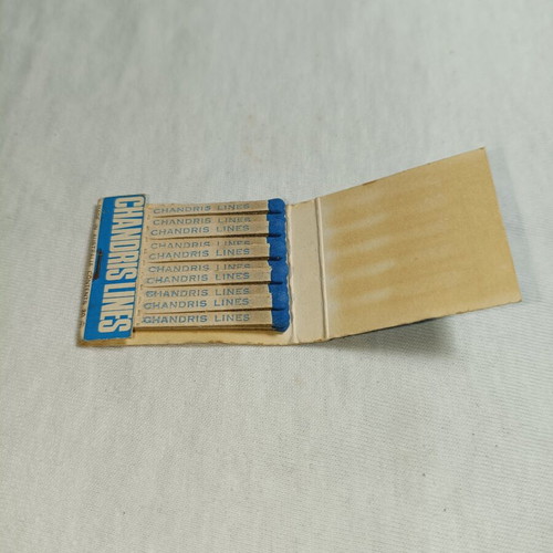 Chandris Lines rare vintage promotional matchbook unused