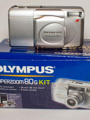 Olympus Superzoom 80G analog camera like new, 35mm