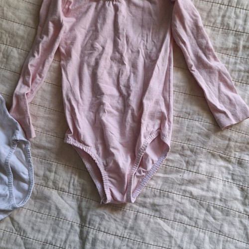 Gymnastics leotards used, 2 pieces for ages 4-6, cotton