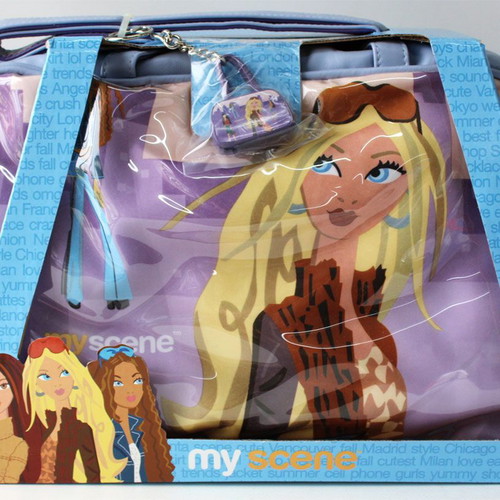 2003 My Scene Bag and Keychain Mattel new, sealed