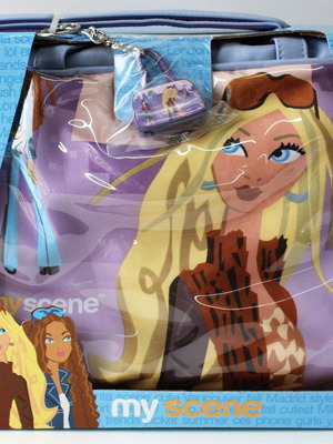 2003 My Scene Bag and Keychain Mattel new, sealed