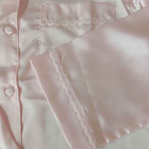 Bardo satin pajama set new, size S, pink