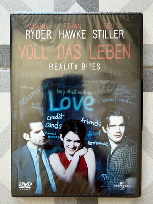 Voll Das Leben (Reality Bites) DVD καινούργιο, αισθηματική με υπότιτλους