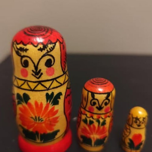 Authentic Babushka large 7 cm like new