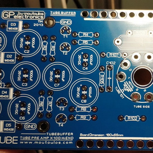 Tube Audio Stereo PreAmplifier MFX10D PCB new