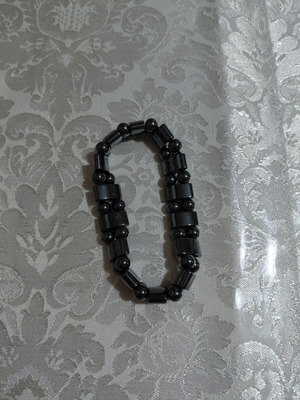 Stainless Steel Bracelet unisex like new, black and silver