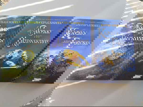Τριλογία βιβλία φαντασίας Θρύλοι Ριγκάντε Ξίφος στ Καταιγίδα Γεράκι του Μεσονυχτίου Καρδιά από Έβενο