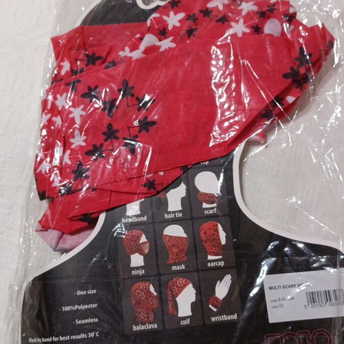 Multi scarf POLO new, polyester versatile accessory