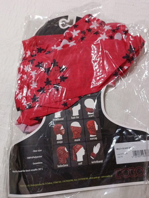 Multi scarf POLO new, polyester versatile accessory