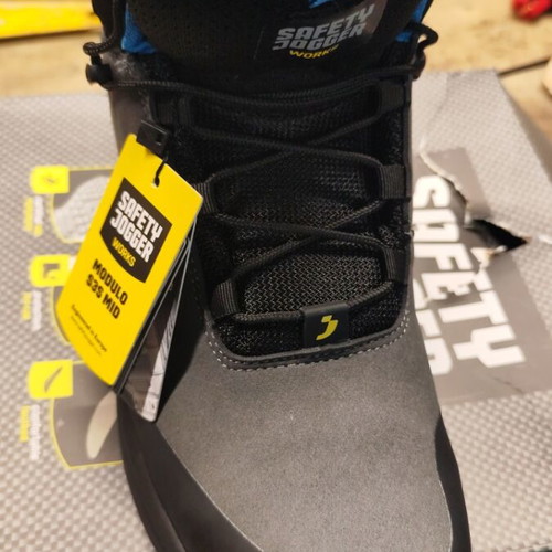 Safety Jogger electrician safety shoes new, size 45, black and blue